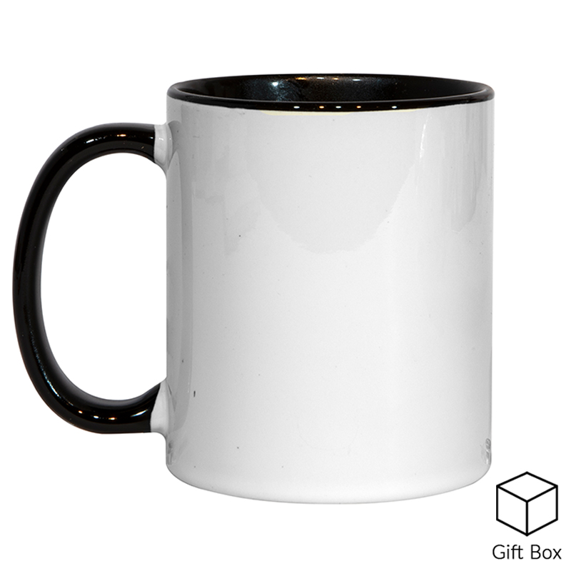 Black Inner & Handle Mug - 11oz