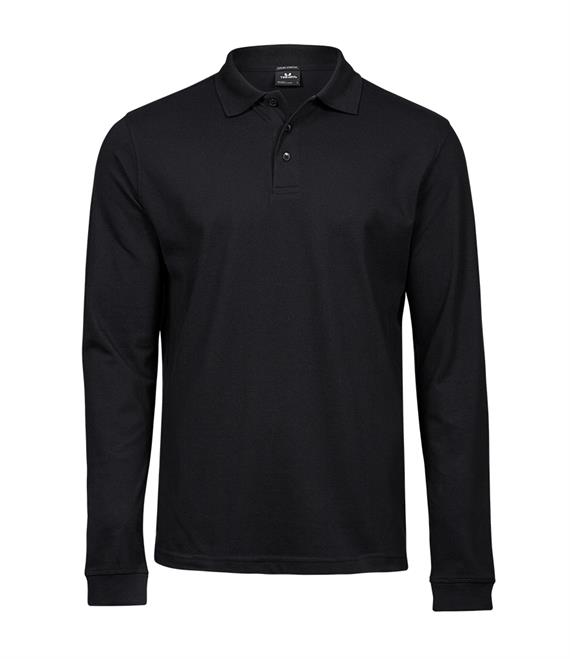 TEE JAYS LUXURY STRETCH LONG SLEEVE POLO - Image 2