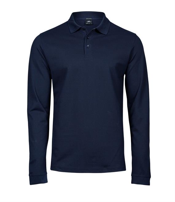 TEE JAYS LUXURY STRETCH LONG SLEEVE POLO - Image 4