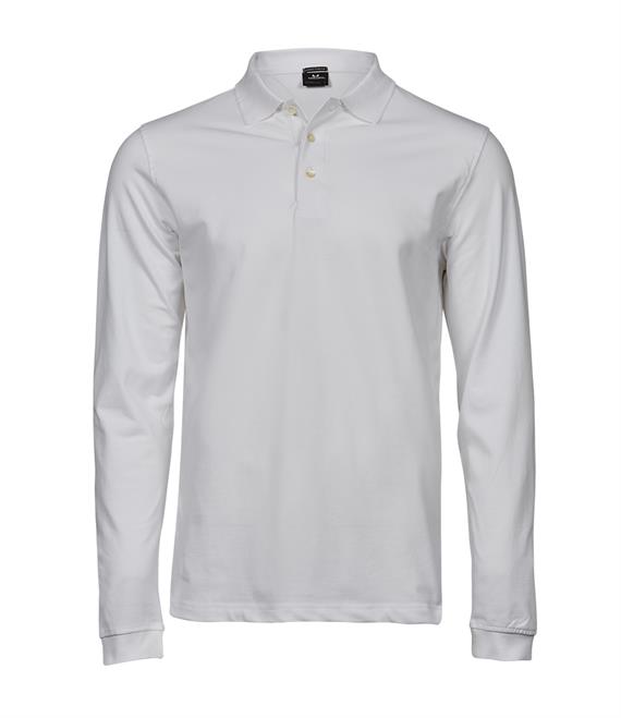 TEE JAYS LUXURY STRETCH LONG SLEEVE POLO - Image 3