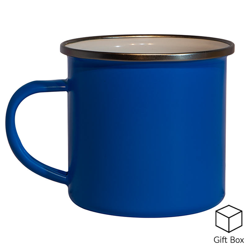 Blue Enamel Mug 12oz