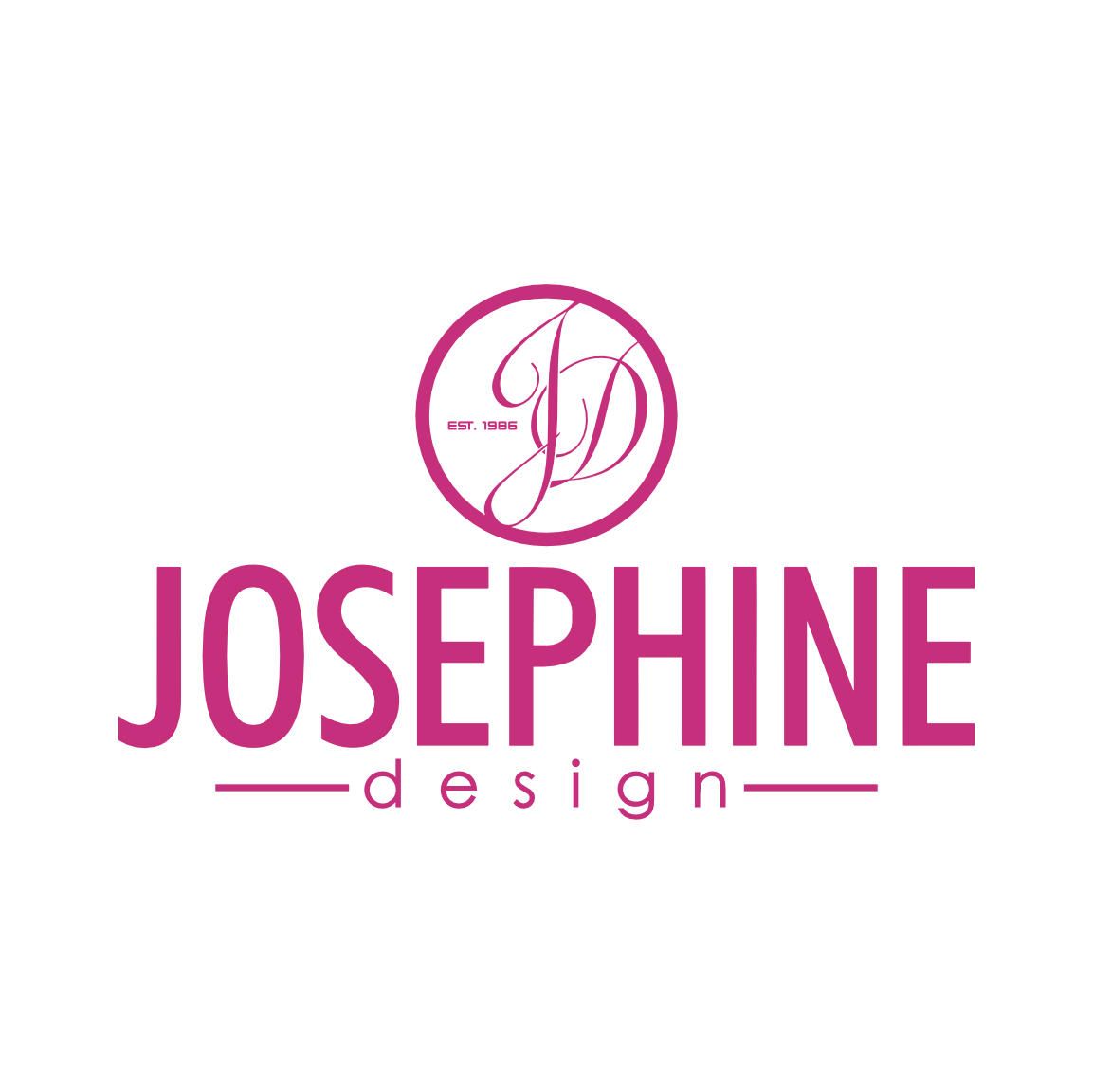 Custom logo design for Josephine Design clothing brand – logo design agency London PrintX creating bespoke fashion brand identity