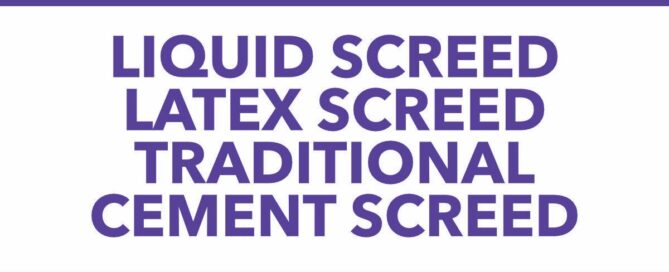 Custom PVC banner for Latex Screed London printed by PrintX for a construction company in London
